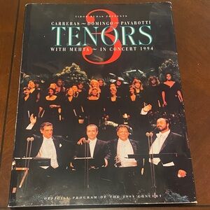 Three Tenors Concert Program 1994